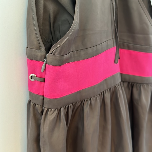 Mini A line party dress size S grey and pink - Picture 8 of 9